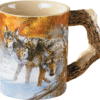 Wild Wings Sculpted Mug Body Language Wolves