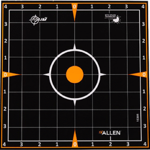 EzAim Splash Sight-In Grid Adhesive Targets 8×8 6 pk.
