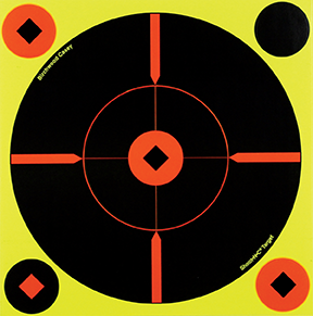 Birchwood Casey Shoot-N-C Target 8 in. Crosshair Bullseye 6 pk.