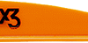 Bohning X3 Vanes Neon Orange 2.25 in. 100 pk.