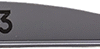 Bohning X3 Vanes Silver 2.25 in. 100 pk.