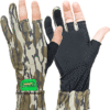 Primos Stretch Fingerless Gloves Mossy Oak Bottomland