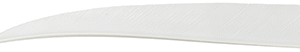Trueflight Shield Cut Feathers White 4 in. RW 100 pk.