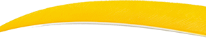 Trueflight Shield Cut Feathers Yellow 4 in. RW 100 pk.