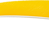Trueflight Shield Cut Feathers Yellow 4 in. LW 100 pk.