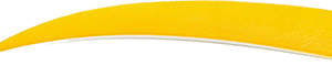 Trueflight Shield Cut Feathers Yellow 4 in. LW 100 pk.