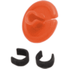 October Mountain String Love 2.0 Kisser Button Orange 1 pk.