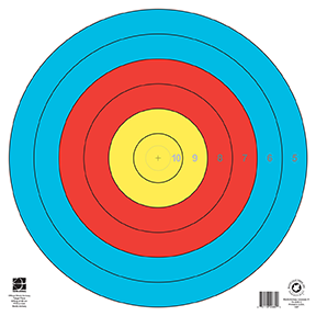 Maple Leaf FITA Target 6-Ring 80cm 1pk.