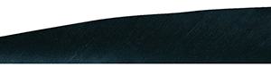 Gateway Shield Cut Feathers Black 4 in. RW 100 Pk.