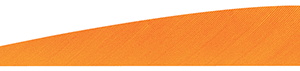 Gateway Parabolic Feathers Orange 4 in. RW 12 pk.