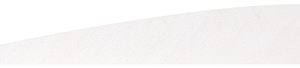 Gateway Parabolic Feathers White 5 in. RW 12 pk.