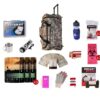 Food Storage Survival Kit, Rolling Bag, Camo