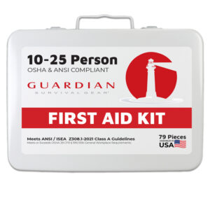 Guardian 10-25 Person First Aid Kit – Metal