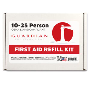 Guardian 10-25 Person First Aid Kit – Refill