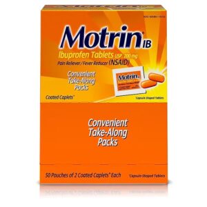 Motrin IB, 2 per pack – 100 per box